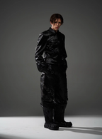 BLIND NO PLAN Short Silhouette Slim Fit Leather Jacket