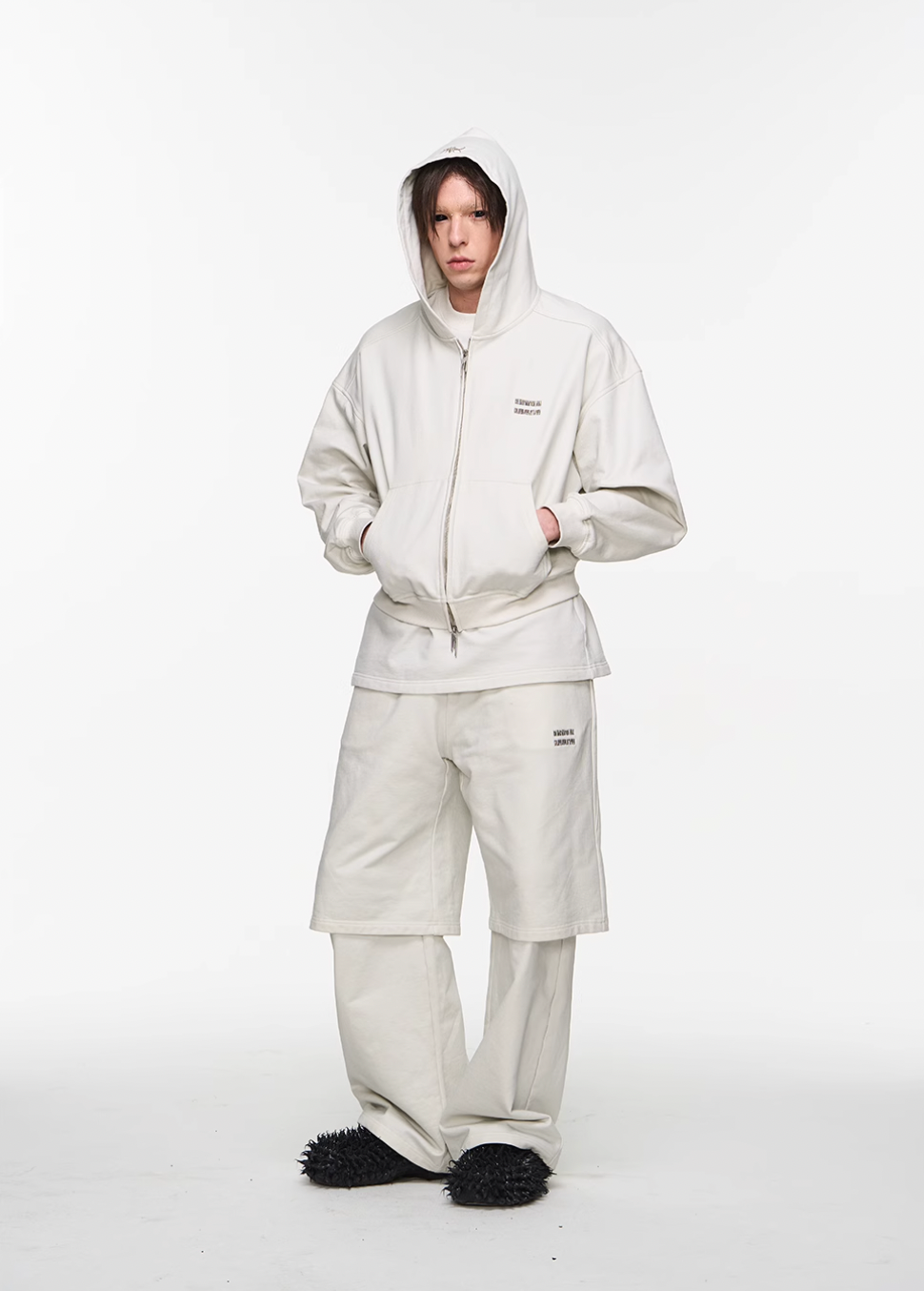 BLIND NO PLAN Embroidery Logo Sweatshirt Hoodie