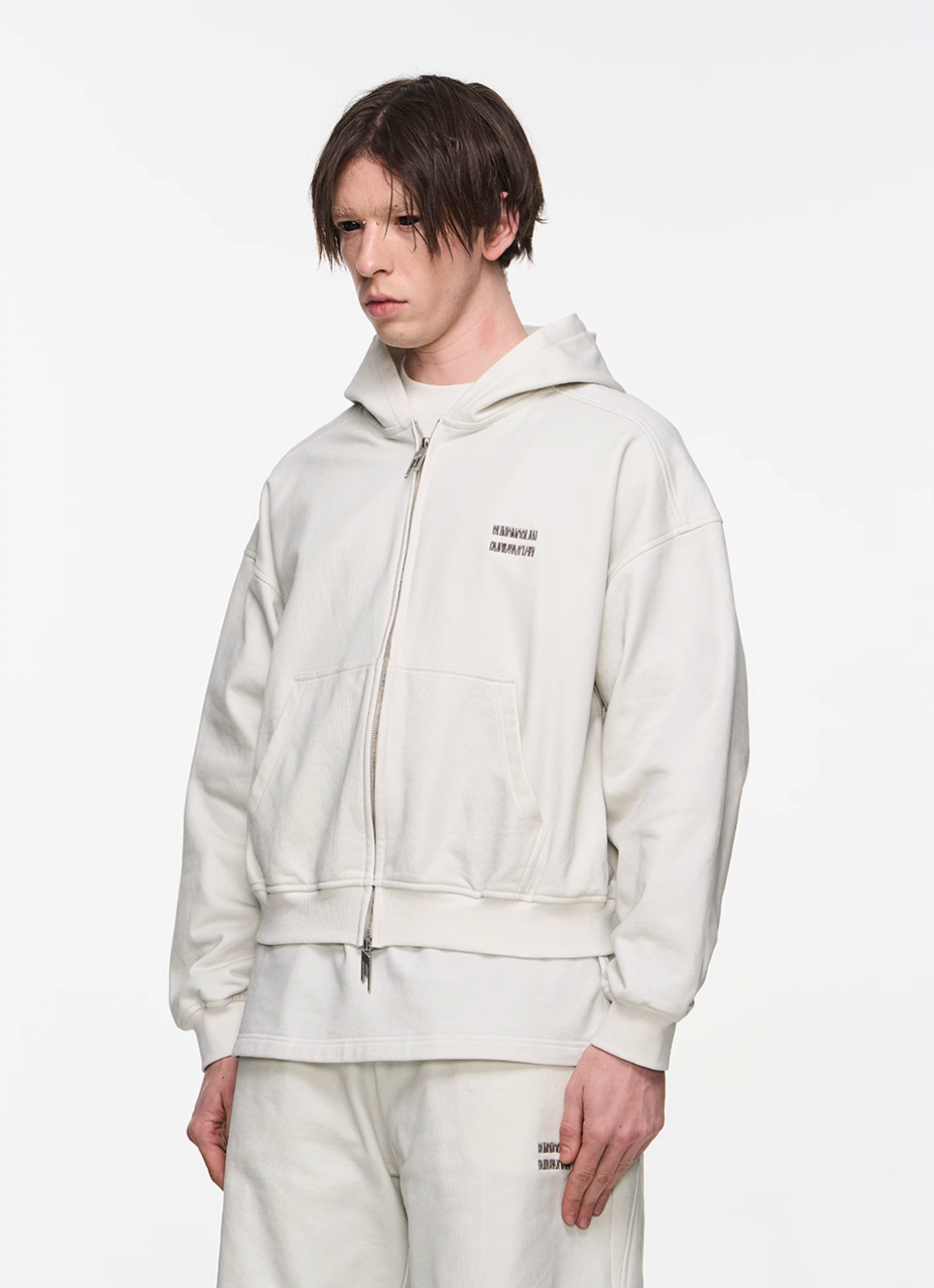 BLIND NO PLAN Embroidery Logo Sweatshirt Hoodie