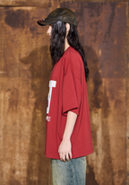 BLIND NO PLAN EXIT MODE Basic Large Logo Printing Tee