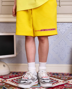 AFGK Embroidery Gradient Sports Sweat Shorts