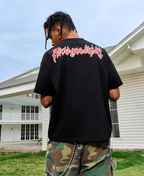 AFGK Metal Music Embroidered Label Printed Tee