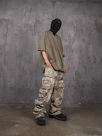 UNDERWATER Desert Camouflage 3D Cut Multi Pocket Work Cargo Pants