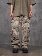 UNDERWATER Desert Camouflage 3D Cut Multi Pocket Work Cargo Pants