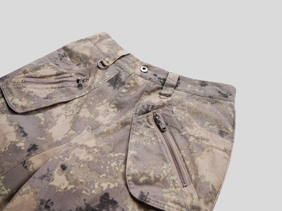 UNDERWATER Desert Camouflage 3D Cut Multi Pocket Work Cargo Pants