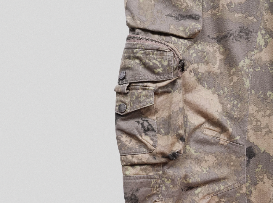UNDERWATER Desert Camouflage 3D Cut Multi Pocket Work Cargo Pants