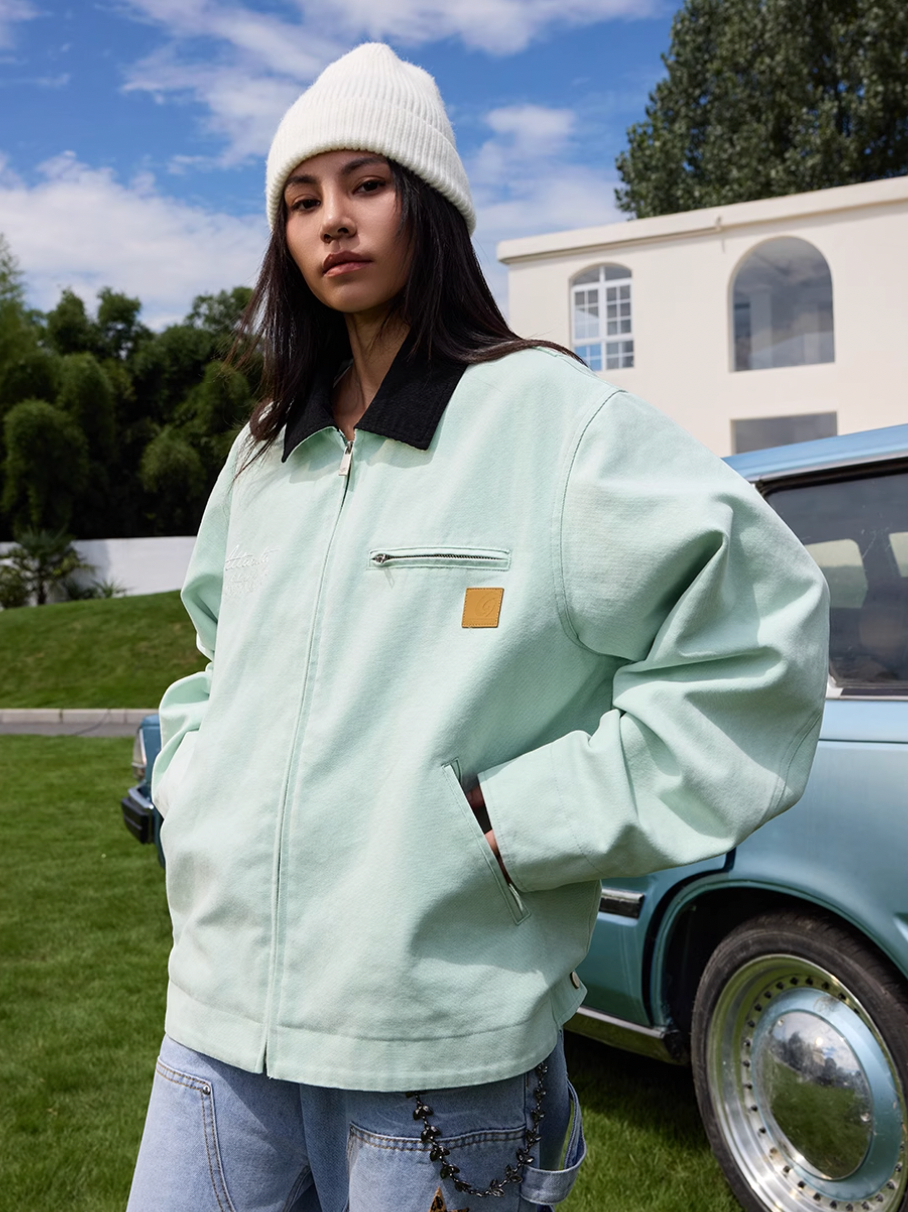 Harsh and Cruel Vintage Handwritten Embroidered Detroit Jacket