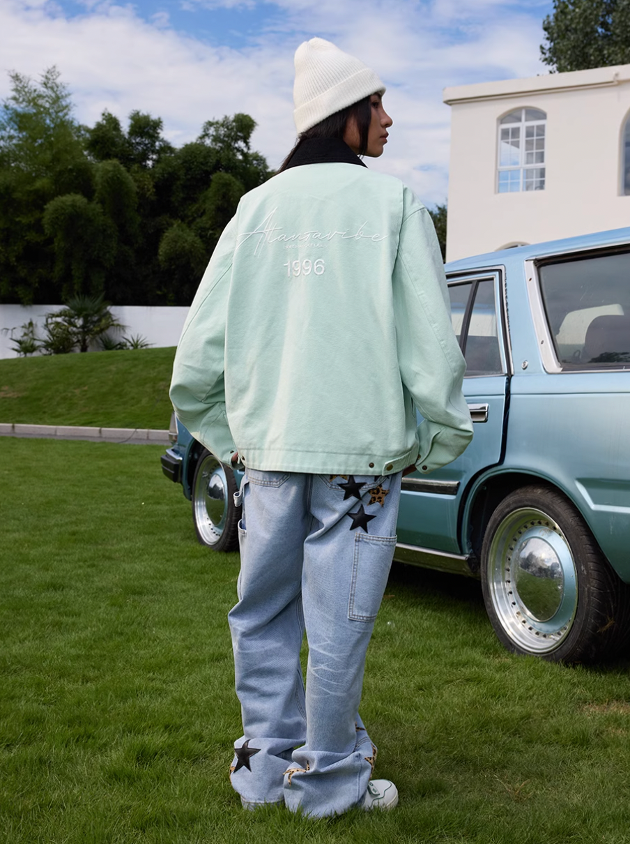 Harsh and Cruel Vintage Handwritten Embroidered Detroit Jacket
