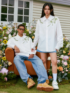 Harsh and Cruel Floral Embroidered Long Sleeve Shirt