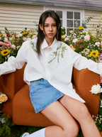 Harsh and Cruel Floral Embroidered Long Sleeve Shirt