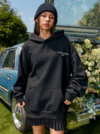 Harsh and Cruel Basic Logo Slogan HACR Embroidered Hoodie