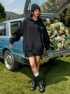 Harsh and Cruel Basic Logo Slogan HACR Embroidered Hoodie