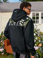 Harsh and Cruel Floral Garland Embroidered HACR Hoodie