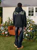 Harsh and Cruel Floral Garland Embroidered HACR Hoodie