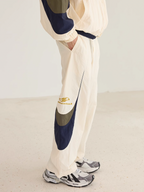 Harsh and Cruel Contrast Color Stitching Logo Track Pants