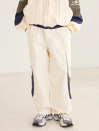 Harsh and Cruel Contrast Color Stitching Logo Track Pants