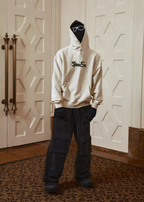 STEEPC Balaclava Foam Print Hoodie