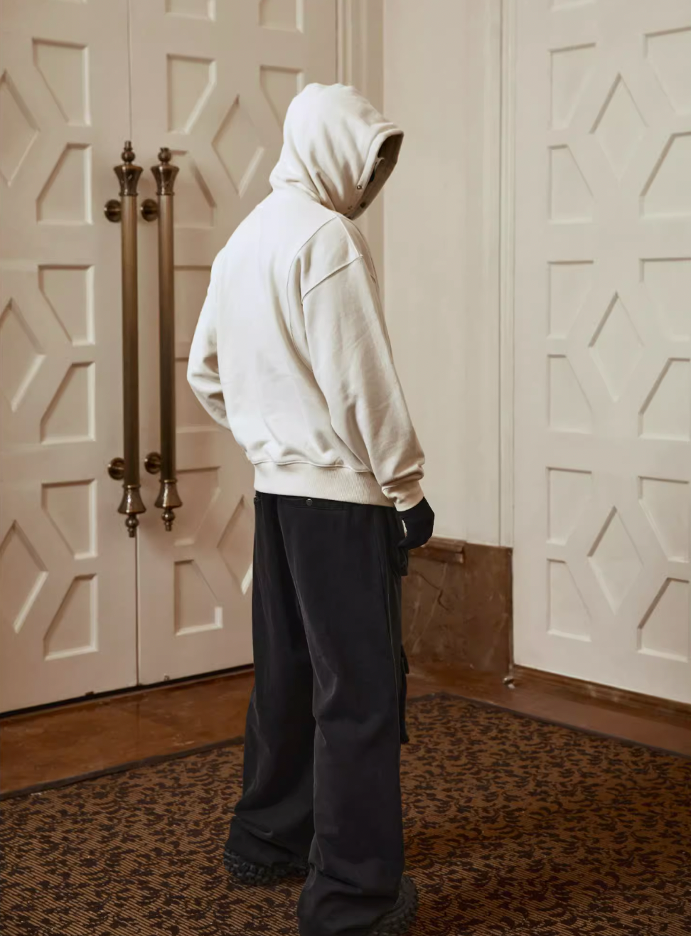 STEEPC Balaclava Foam Print Hoodie