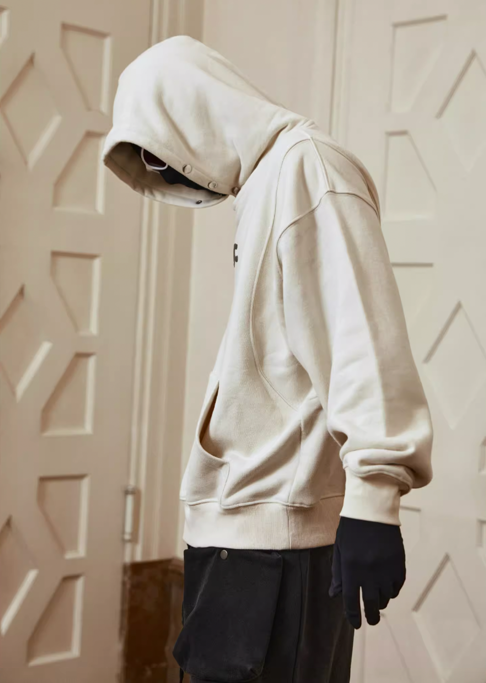 STEEPC Balaclava Foam Print Hoodie