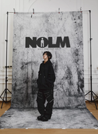 STEEPC NOLM Embroidered Logo Loose Hoodie