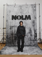 STEEPC NOLM Embroidered Logo Loose Hoodie