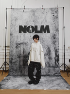 STEEPC NOLM Embroidered Logo Loose Hoodie