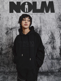 STEEPC NOLM Embroidered Logo Loose Hoodie