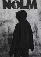 STEEPC NOLM Embroidered Logo Loose Hoodie