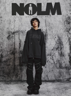 STEEPC NOLM Embroidered Logo Loose Hoodie