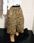 STEEPC Camouflage Distressed Cargo Baggy Shorts