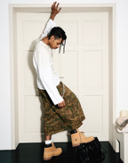 STEEPC Camouflage Distressed Cargo Baggy Shorts