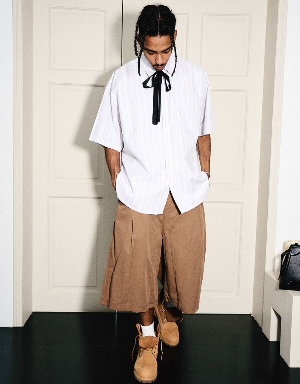 STEEPC Lumberjack Jewel Double Knee Baggy Shorts