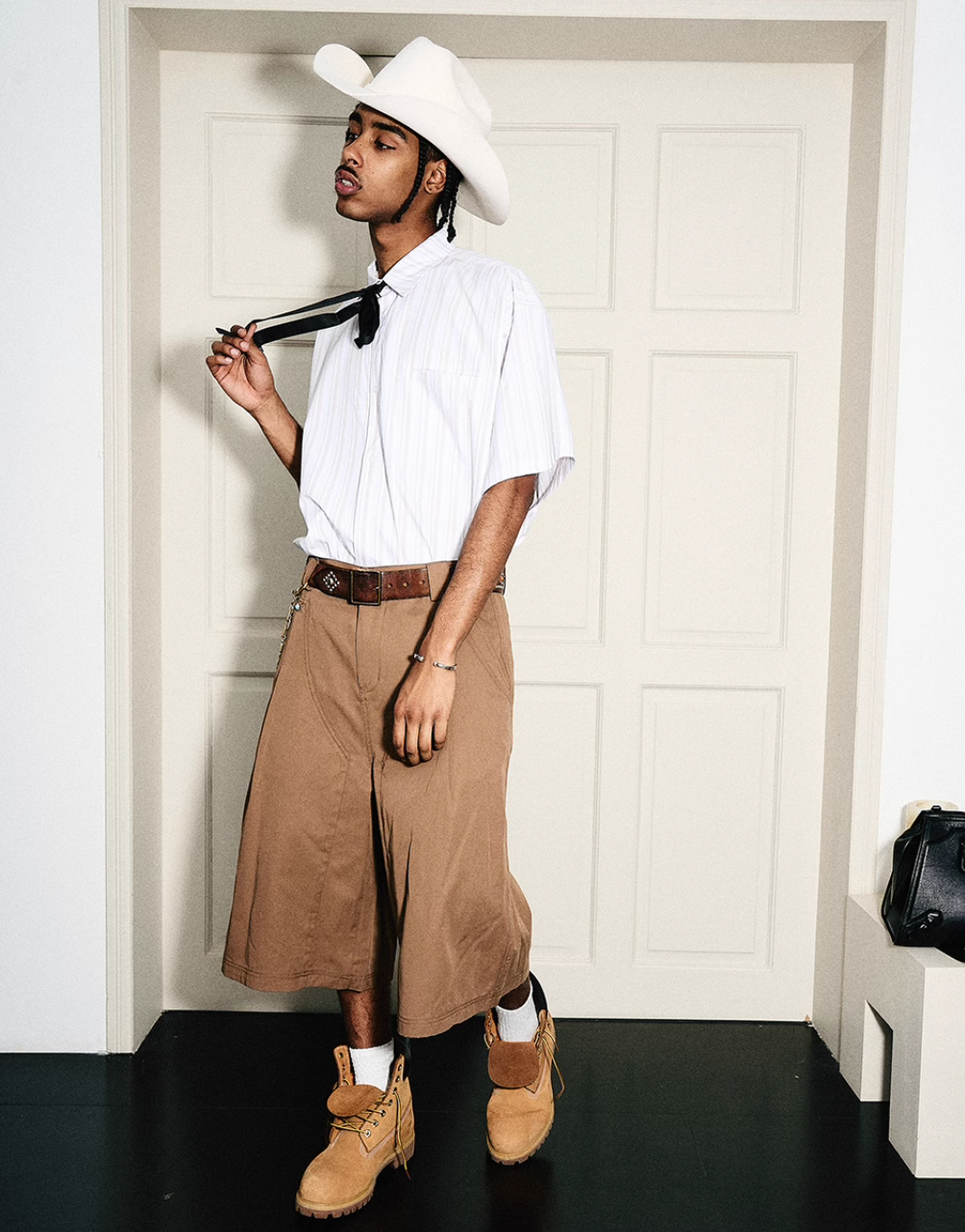 STEEPC Lumberjack Jewel Double Knee Baggy Shorts