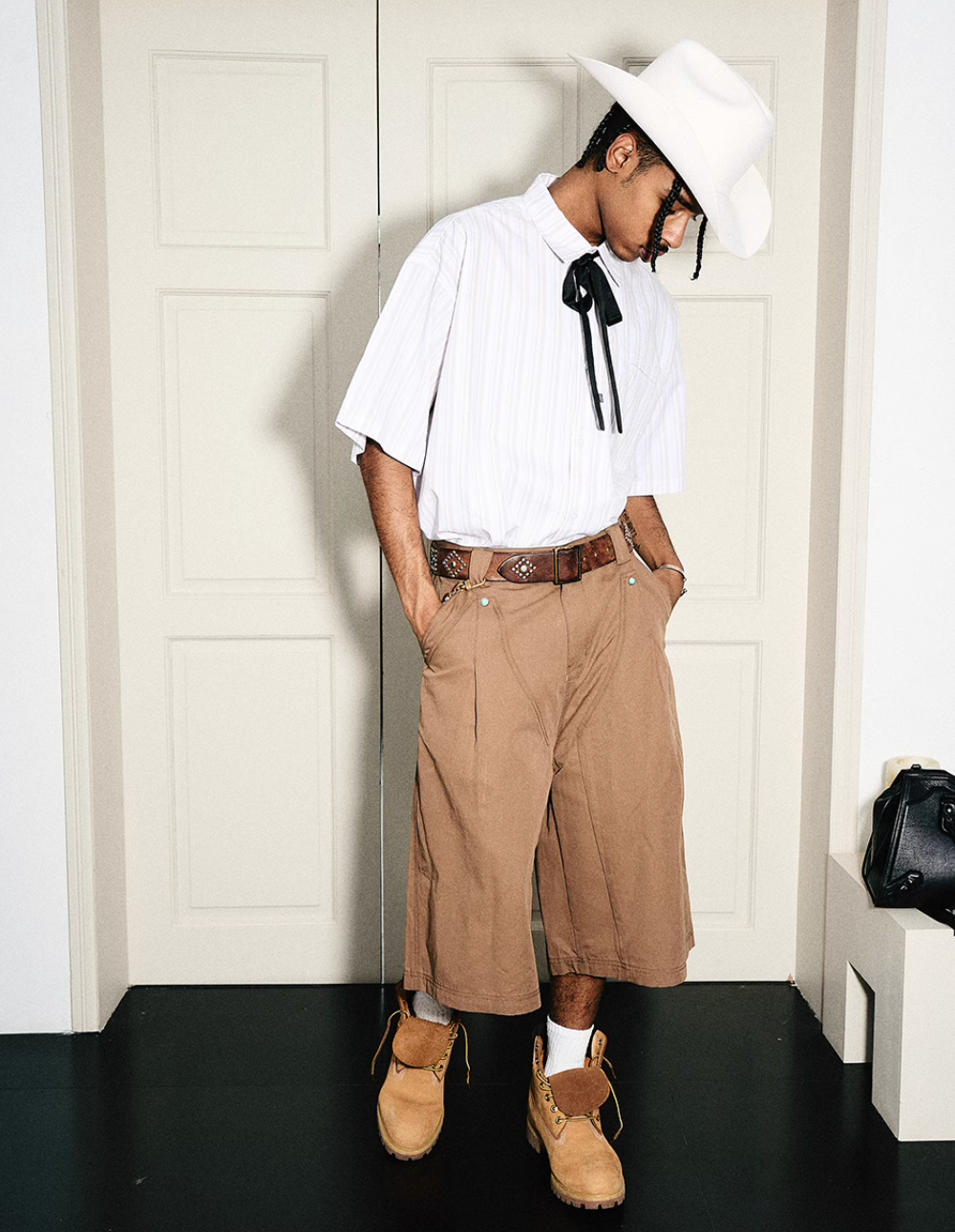 STEEPC Lumberjack Jewel Double Knee Baggy Shorts