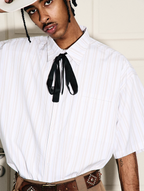 STEEPC Striped Simple Loose Shirt