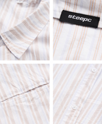 STEEPC Striped Simple Loose Shirt