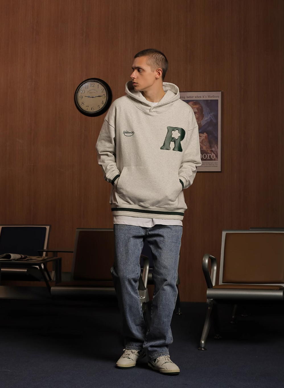 UNTILWERICH R Star Long Hoodie