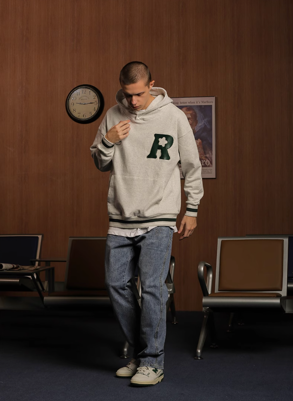 UNTILWERICH R Star Long Hoodie