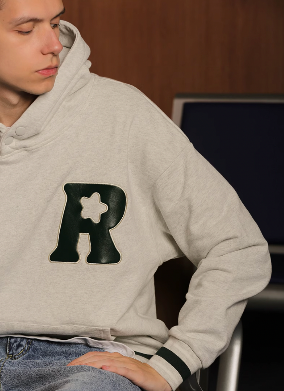 UNTILWERICH R Star Long Hoodie