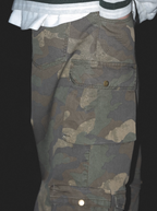 UNTILWERICH Dirty Camo Multi Pocket Work Cargo Pants