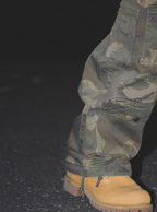 UNTILWERICH Dirty Camo Multi Pocket Work Cargo Pants