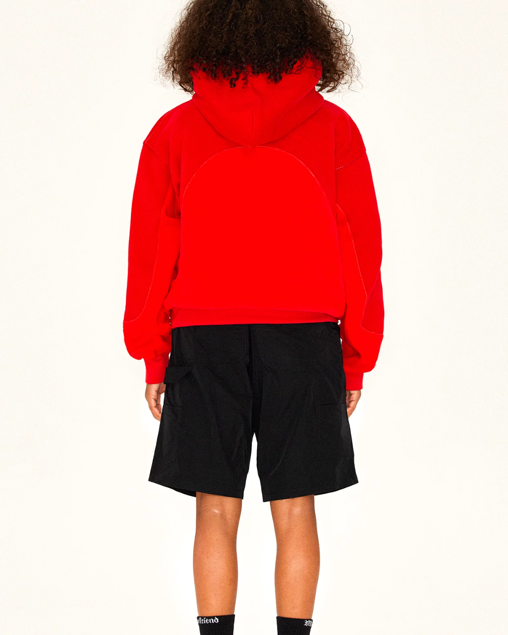 MHARF Printed Patchwork Hoodie