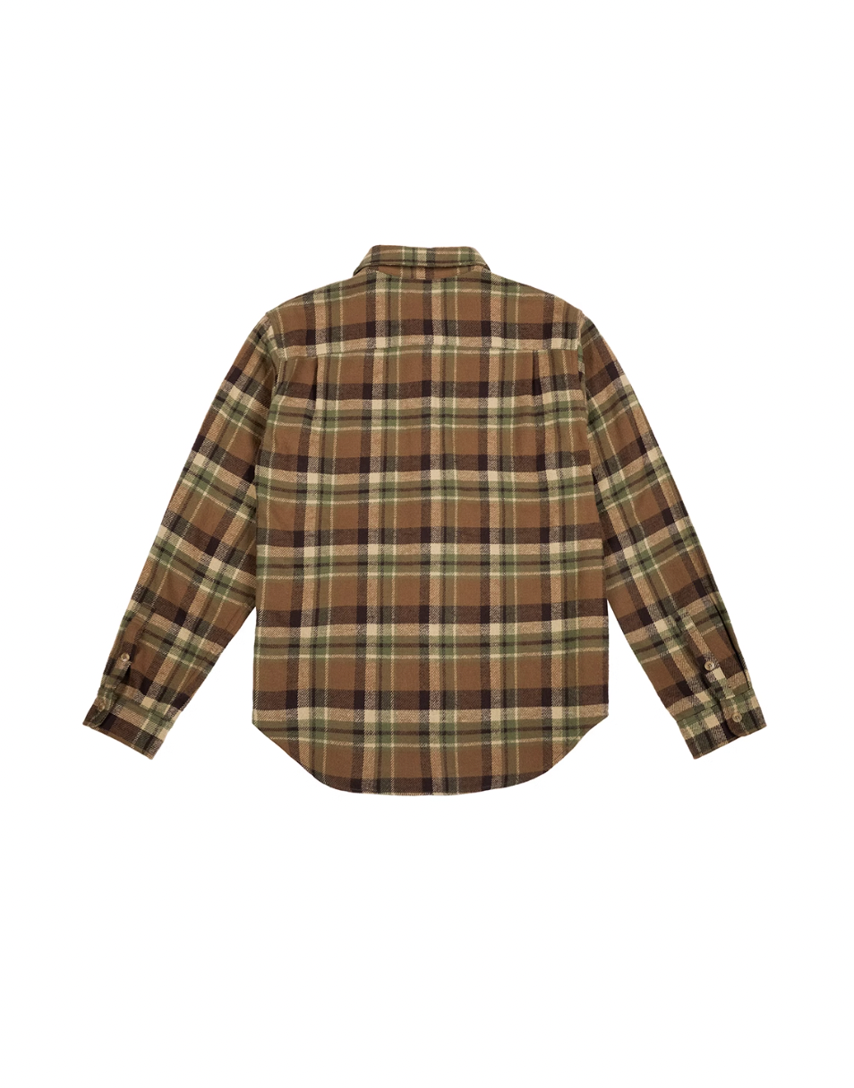 MHARF Classic Flannel Plaid Long Sleeve Shirt
