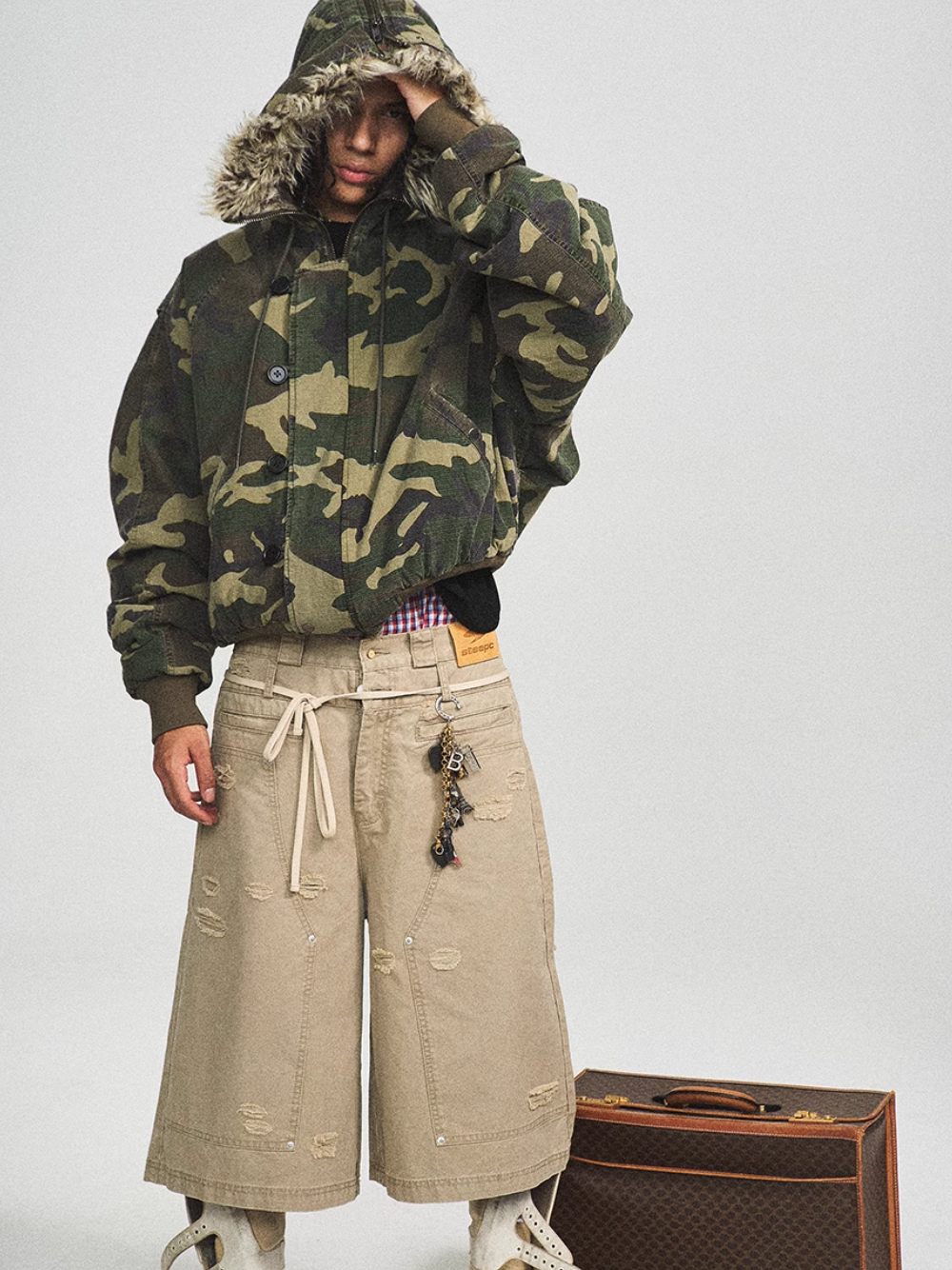 STEEPC Green Camouflage N2B Military Jacket