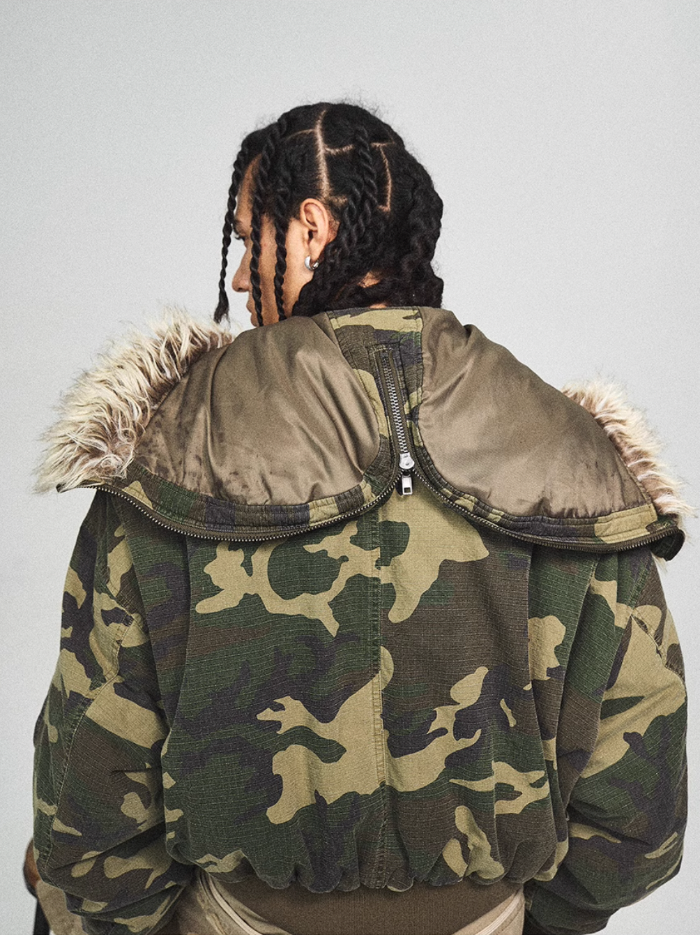STEEPC Green Camouflage N2B Military Jacket