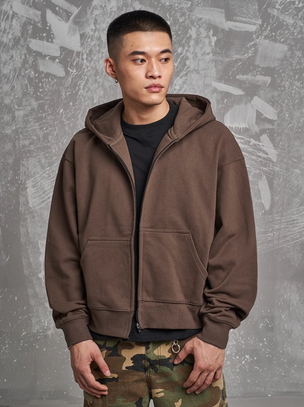 F3F Select Basic Zip Up Hoodie