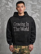F3F Select Growing In The World Embroidered Suede Hoodie