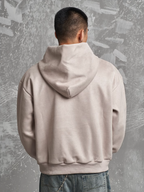 F3F Select Gothic Logo Embroidery Suede Hoodie