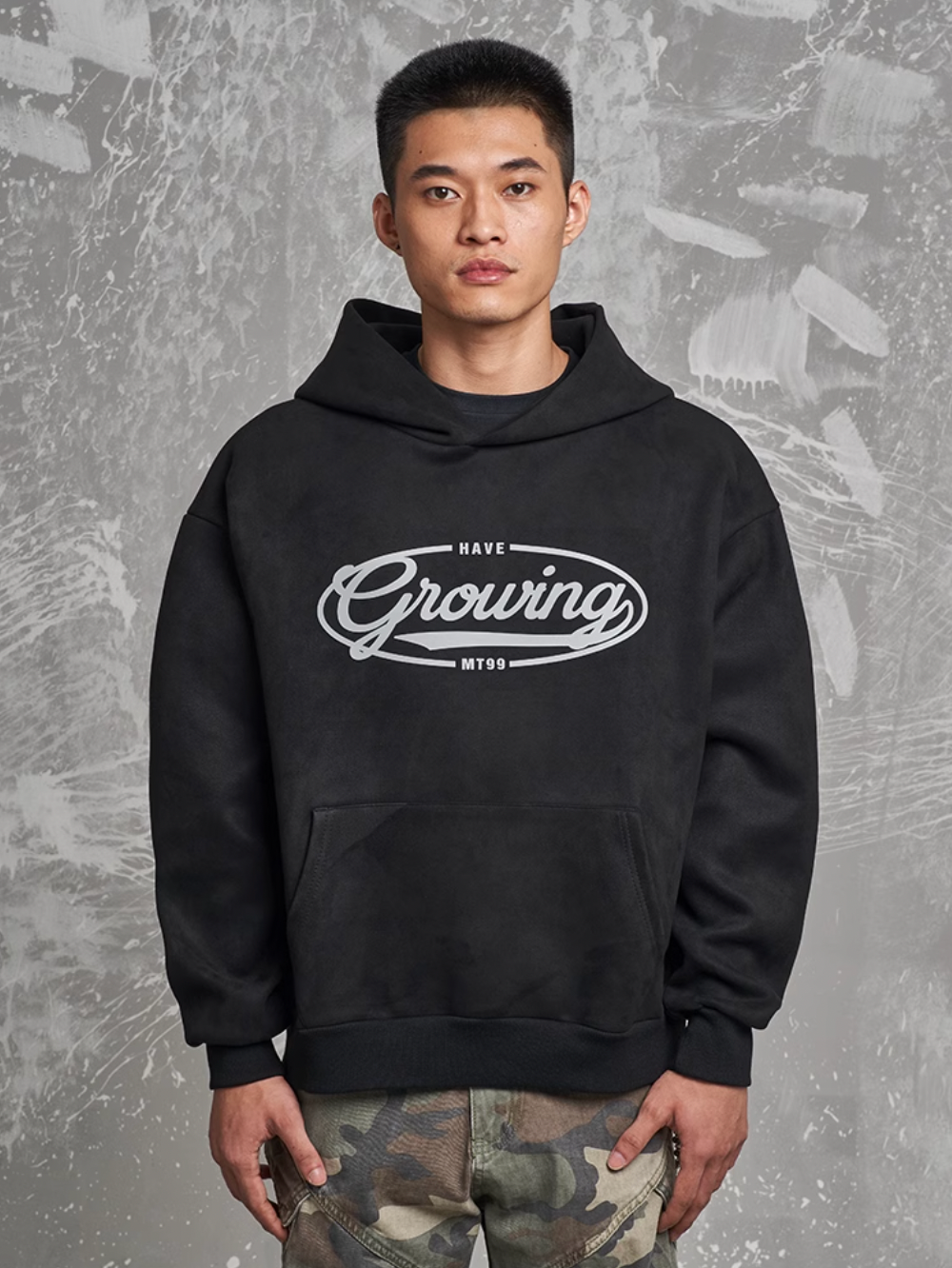 F3F Select 3D Printing Suede Hoodie