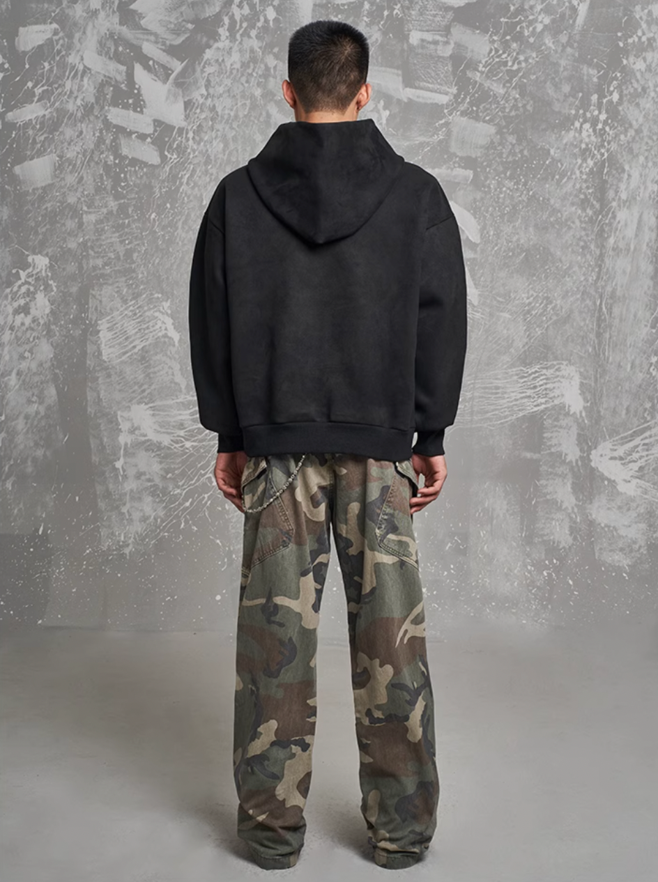 F3F Select 3D Printing Suede Hoodie